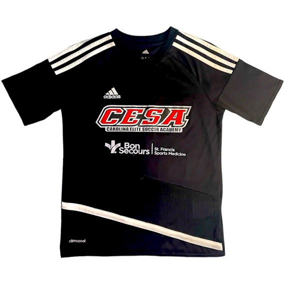 CESA Carolina Elite Soccer Academy Adidas Short Sleeves jersey/S-10-11yrs/ Boy's - Picture 1 of 11